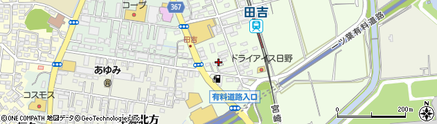 宮崎県宮崎市田吉160周辺の地図