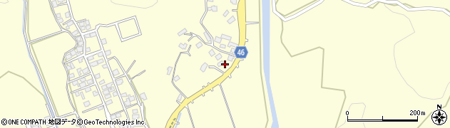 鹿児島県薩摩川内市東郷町斧渕7203周辺の地図