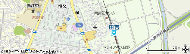宮崎県宮崎市田吉172周辺の地図