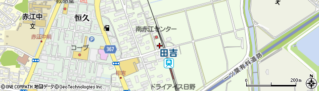宮崎県宮崎市田吉277周辺の地図