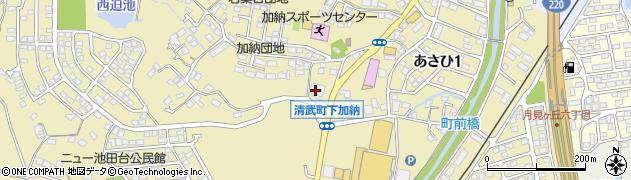 快活CLUB宮崎加納店周辺の地図