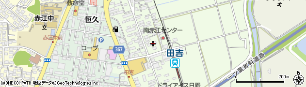 宮崎県宮崎市田吉305周辺の地図
