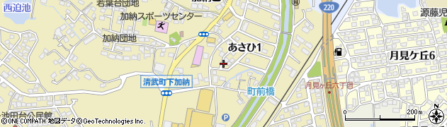 宮崎県宮崎市清武町（あさひ１丁目）周辺の地図