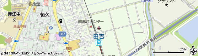 宮崎県宮崎市田吉317周辺の地図