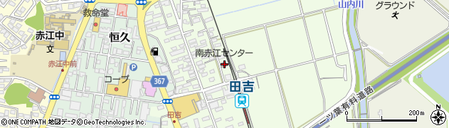 宮崎県宮崎市田吉278周辺の地図