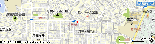 竹原生花周辺の地図