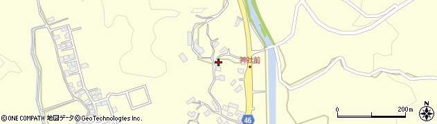 鹿児島県薩摩川内市東郷町斧渕7248周辺の地図