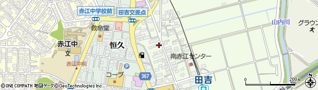 宮崎県宮崎市田吉197周辺の地図