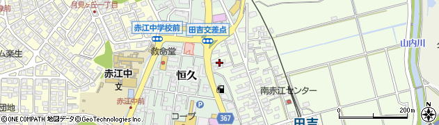 宮崎県宮崎市田吉202周辺の地図