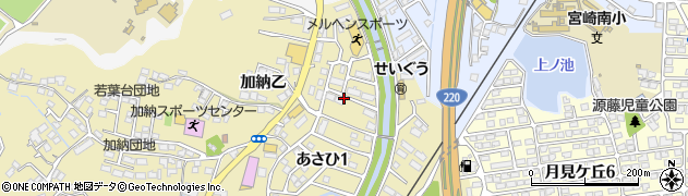 宮崎県宮崎市清武町（あさひ２丁目）周辺の地図