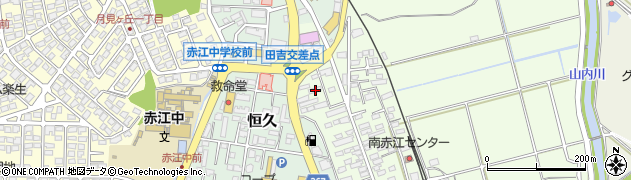 宮崎県宮崎市田吉208周辺の地図