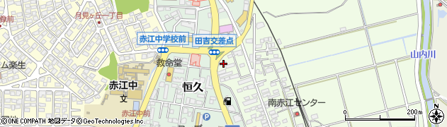 宮崎県宮崎市田吉209周辺の地図