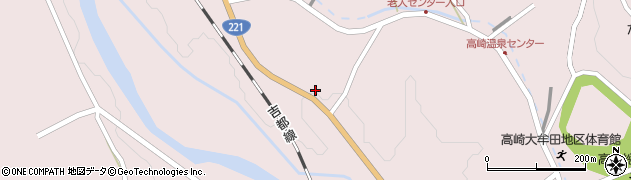 宮崎県都城市高崎町大牟田814周辺の地図