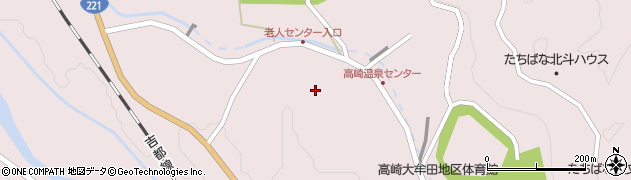 宮崎県都城市高崎町大牟田1340周辺の地図