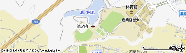 宮崎県宮崎市古城町（池ノ内）周辺の地図