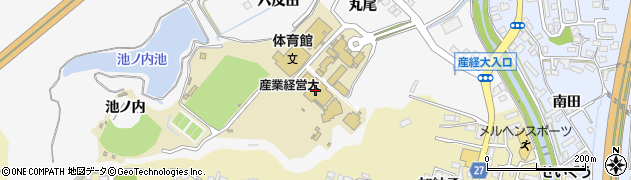 宮崎産業経営大学　情報センター周辺の地図