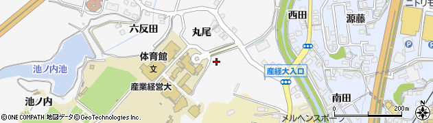 宮崎県宮崎市古城町（丸尾）周辺の地図