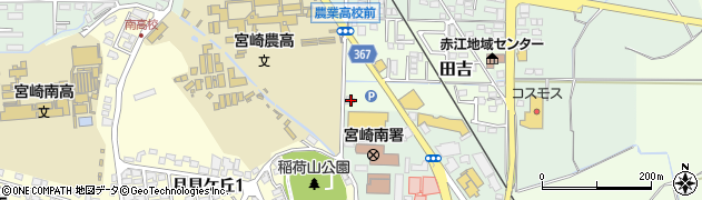 宮崎県宮崎市田吉5716周辺の地図