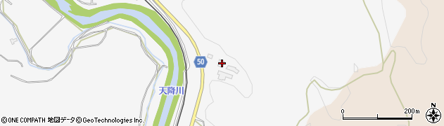 鹿児島県霧島市横川町中ノ3610周辺の地図