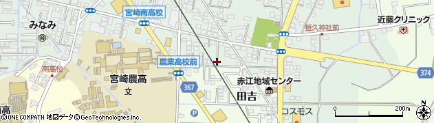 宮ノ元緑地広場周辺の地図