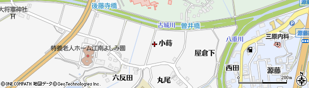 宮崎県宮崎市古城町（小蒔）周辺の地図