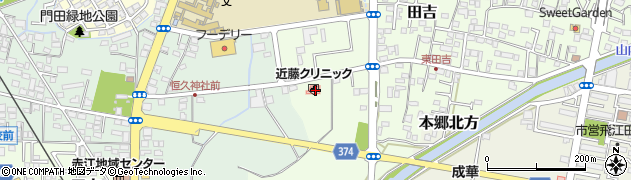 宮崎県宮崎市田吉820周辺の地図