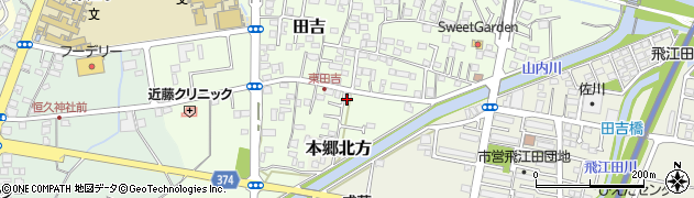 宮崎県宮崎市田吉850周辺の地図