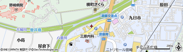 宮崎県防水工事業協同組合周辺の地図