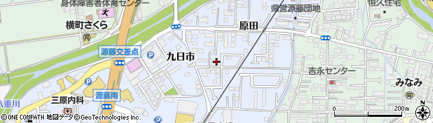 宮崎県宮崎市源藤町周辺の地図