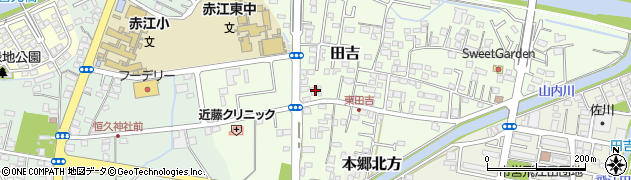 宮崎県宮崎市田吉908周辺の地図