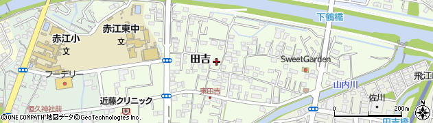 宮崎県宮崎市田吉1246周辺の地図
