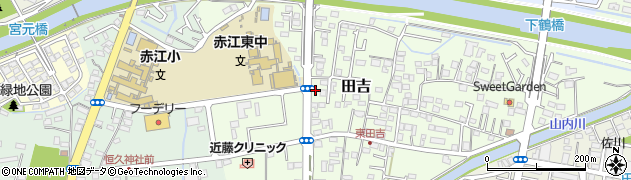 宮崎県宮崎市田吉997周辺の地図