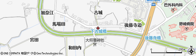宮崎県宮崎市古城町古城6197周辺の地図