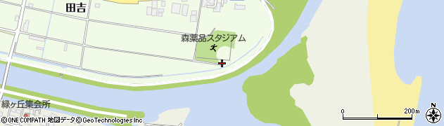 宮崎県宮崎市田吉2447周辺の地図