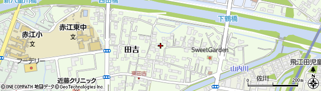 宮崎県宮崎市田吉1231周辺の地図