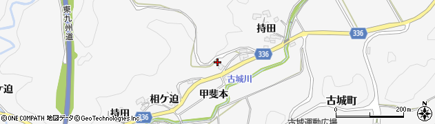 宮崎県宮崎市古城町（持田）周辺の地図