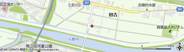 宮崎県宮崎市田吉1958周辺の地図