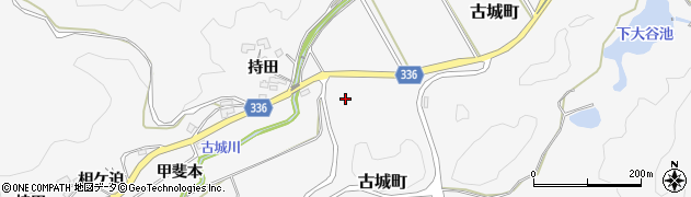 宮崎県宮崎市古城町（大丸）周辺の地図