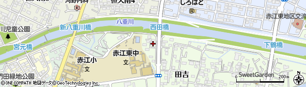 宮崎県宮崎市田吉1048周辺の地図