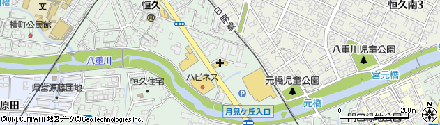 ＨｏｎｄａＣａｒｓ宮崎恒久店周辺の地図