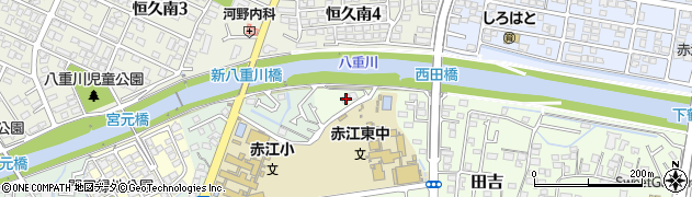 宮崎県宮崎市田吉1073周辺の地図