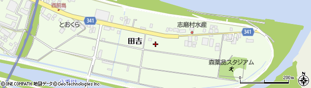 宮崎県宮崎市田吉2158周辺の地図
