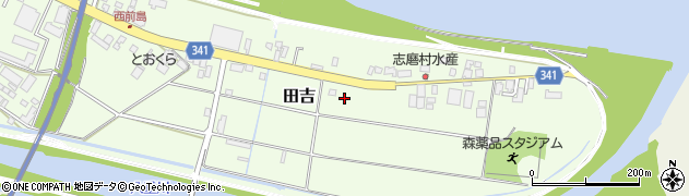 宮崎県宮崎市田吉2243周辺の地図
