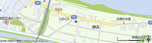 宮崎県宮崎市田吉1801周辺の地図