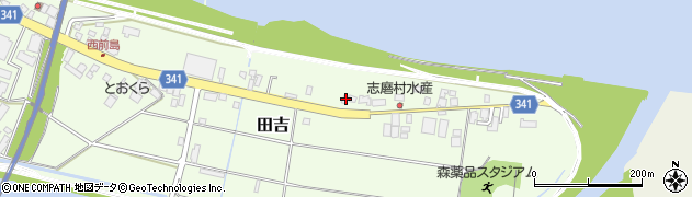 宮崎県宮崎市田吉2456周辺の地図
