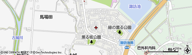 宮崎県宮崎市薫る坂周辺の地図