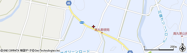 東郷鳥丸郵便局周辺の地図