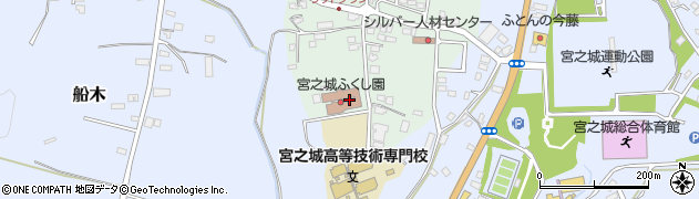 宮之城ふくし園周辺の地図
