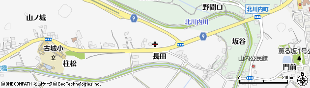 宮崎県宮崎市古城町（長田）周辺の地図