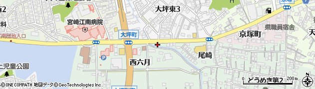 宮崎県宮崎市大坪町西六月2231周辺の地図